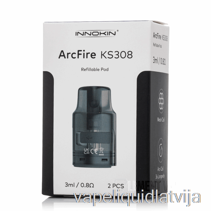 Innokin Arcfire Nomaiņas Pods 0.8ohm Pods Vape šķidrums